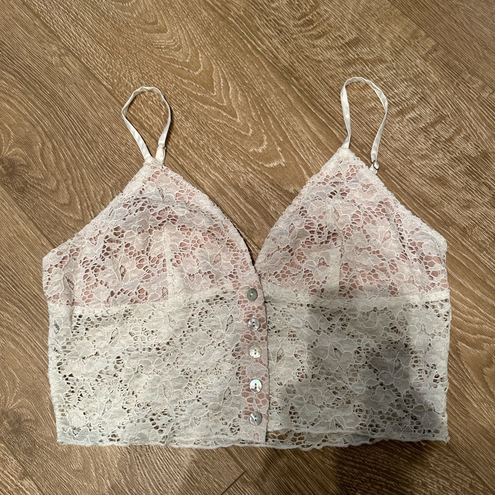 Lace crop top / bralette